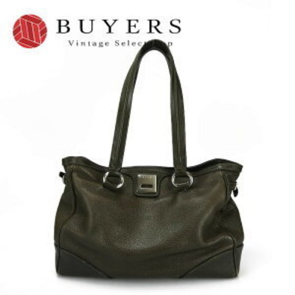 Celine Green Moss Tote Bag Leather - Picture 1 of 8